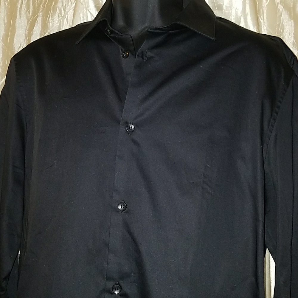 NWOT Versace black dress shirt - Picture 2 of 4